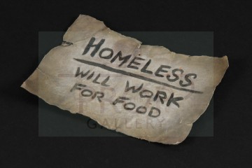 Homeless sign