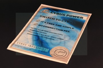 Small Cybus Power poster - Rise of the Cybermen/The Age of Steel