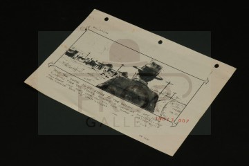 Production used storyboard - Indy & Fedora