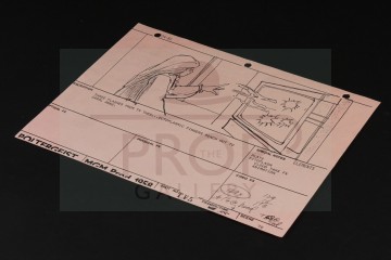 Annotated production used storyboard - Television