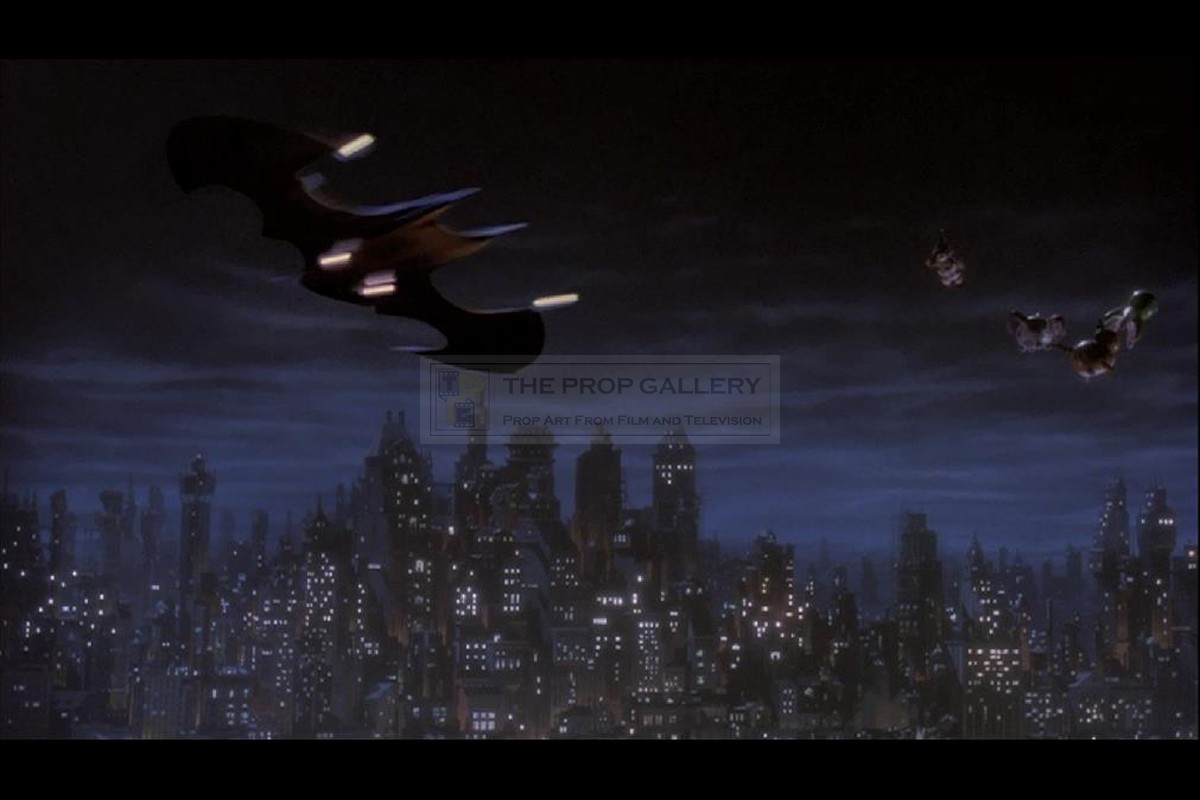 The Prop Gallery | Production used storyboard - Batwing & balloons