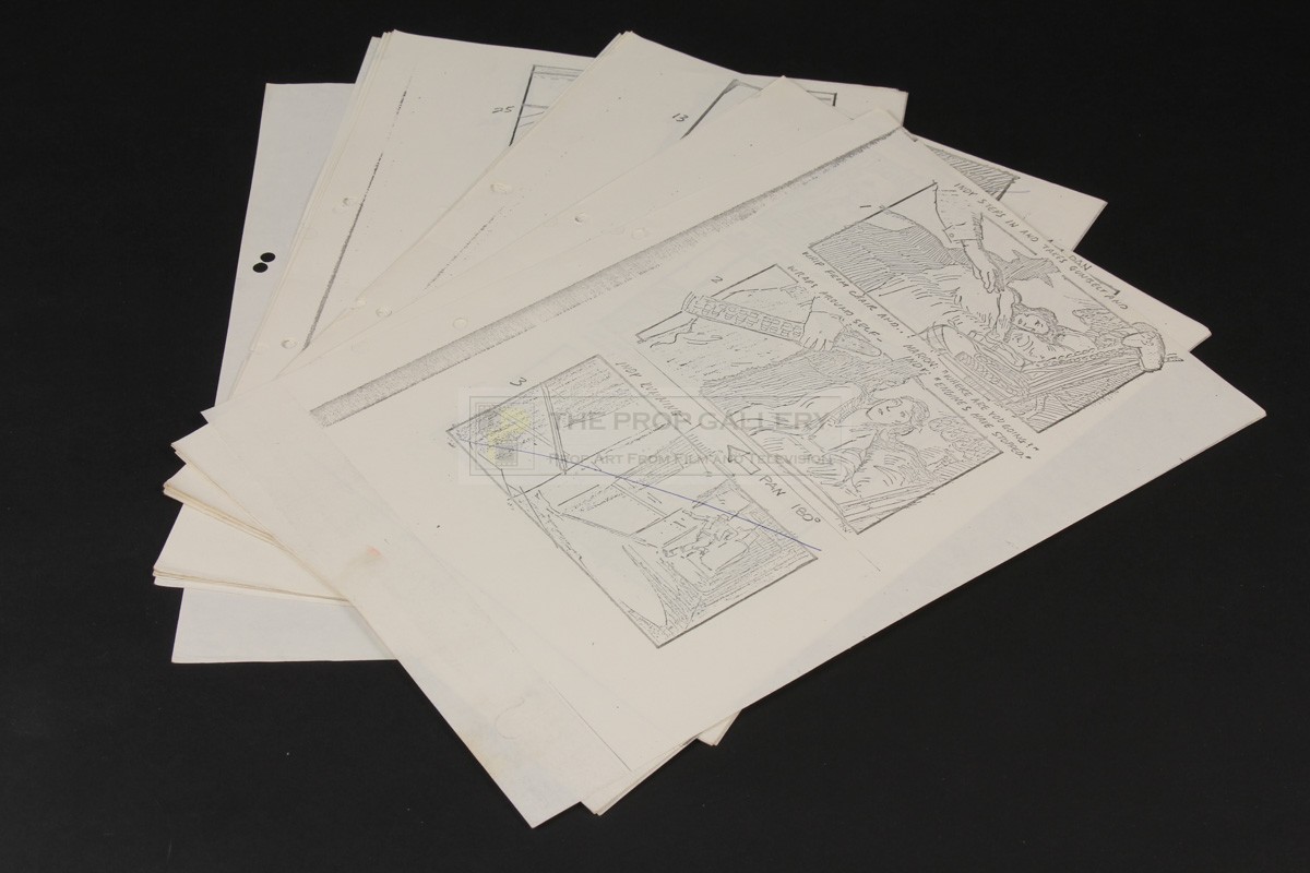 The Prop Gallery | Production used storyboard sequence - Bantu Wind & U ...