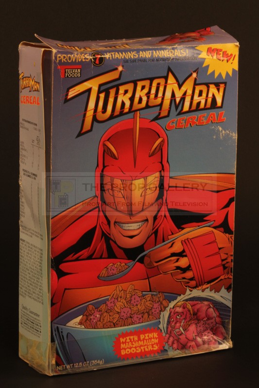 Turboman Cereal Box — The Earl Hays Press